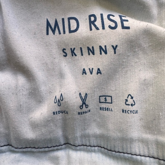 LUCKY BRAND Ava Mid Rise Skinny Dark Wash Women’s Jeans. Size 4/27 - Picture 4 of 9